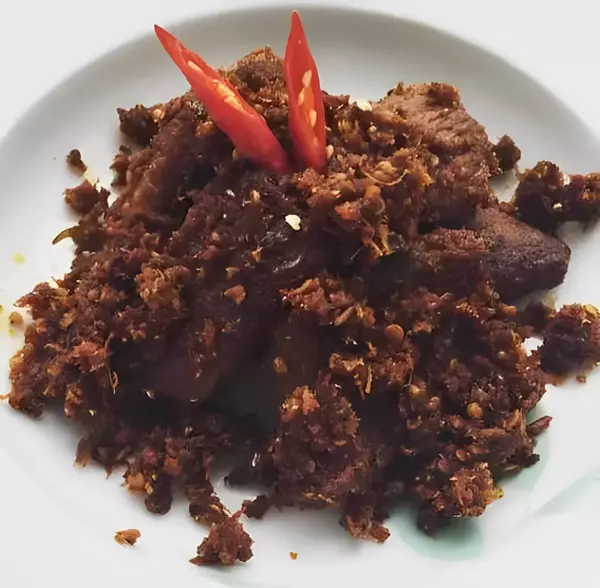 menu lebaran_Serundeng Daging Sapi