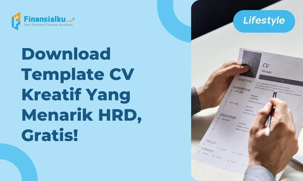 Download Template CV Kreatif Yang Menarik HRD (Gratis)