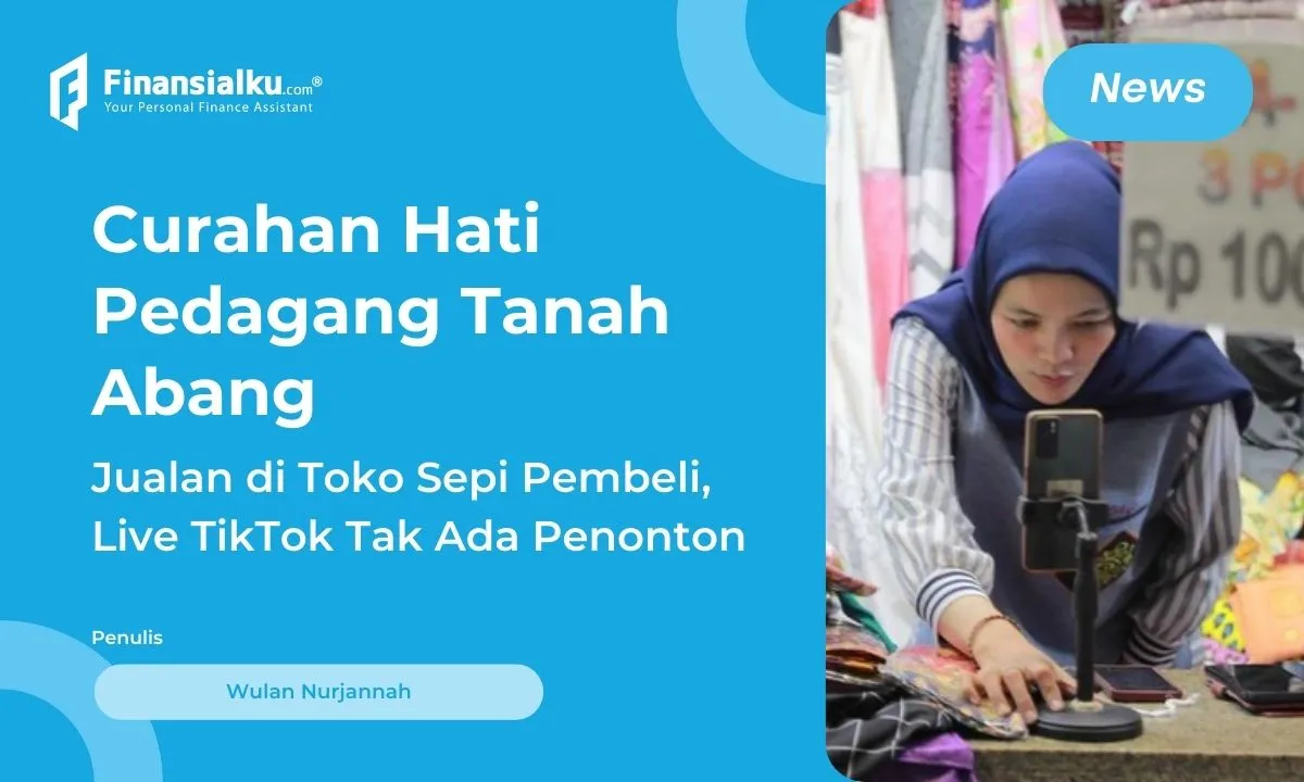 Nasib Pedagang Pasar Tanah Abang, Omzet Turun Biaya Sewa Tetap Sama