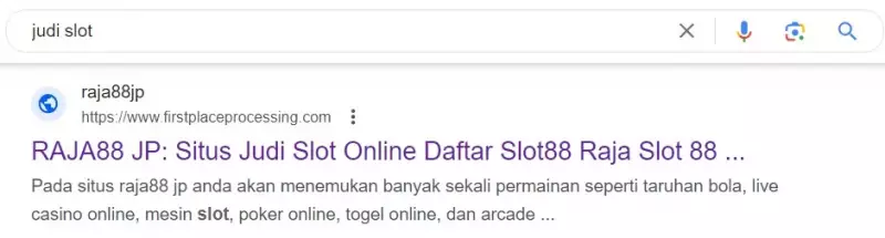 Pencarian Google dengan Kata Kunci Judi Slot