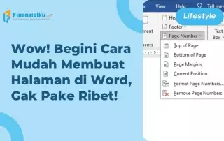 cara membuat halaman di word