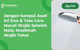 cara mandi wajib setelah haid