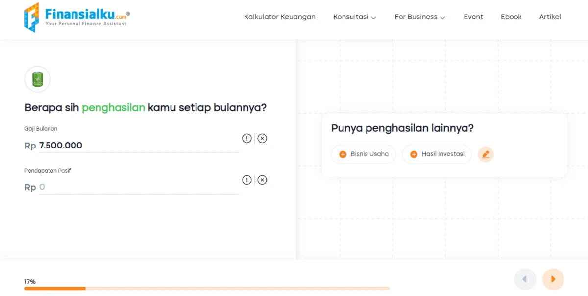 catatan keuangan_Mengisi sumber pemasukan