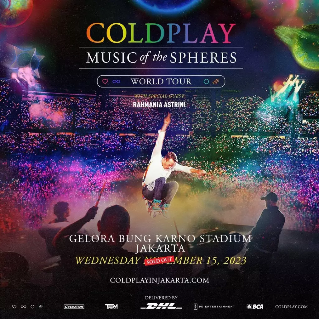 Coldplay Music of The Spheres World Tour Jakarta