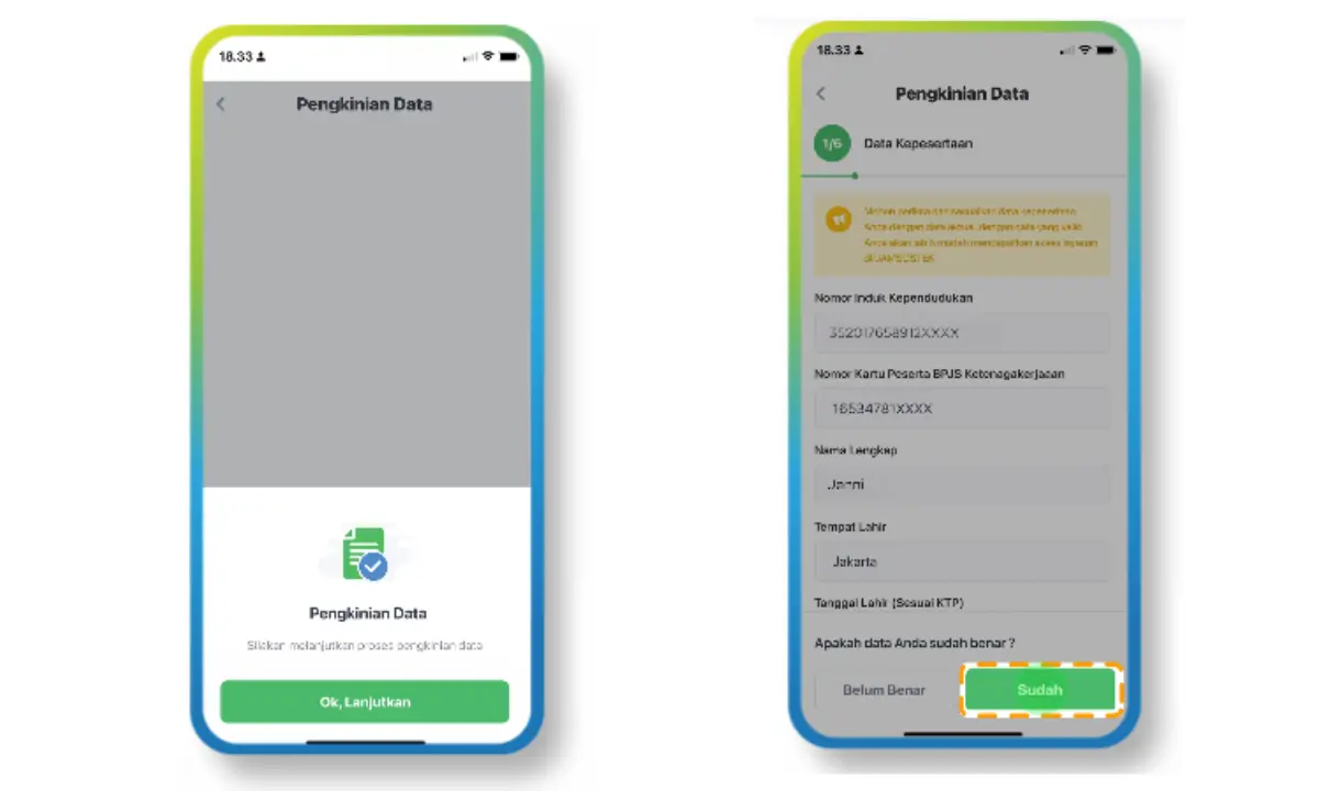 cara verifikasi data bpjs ketenagakerjaan