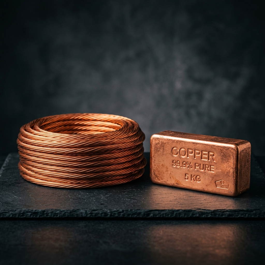 Premium Coiled Industrial Copper