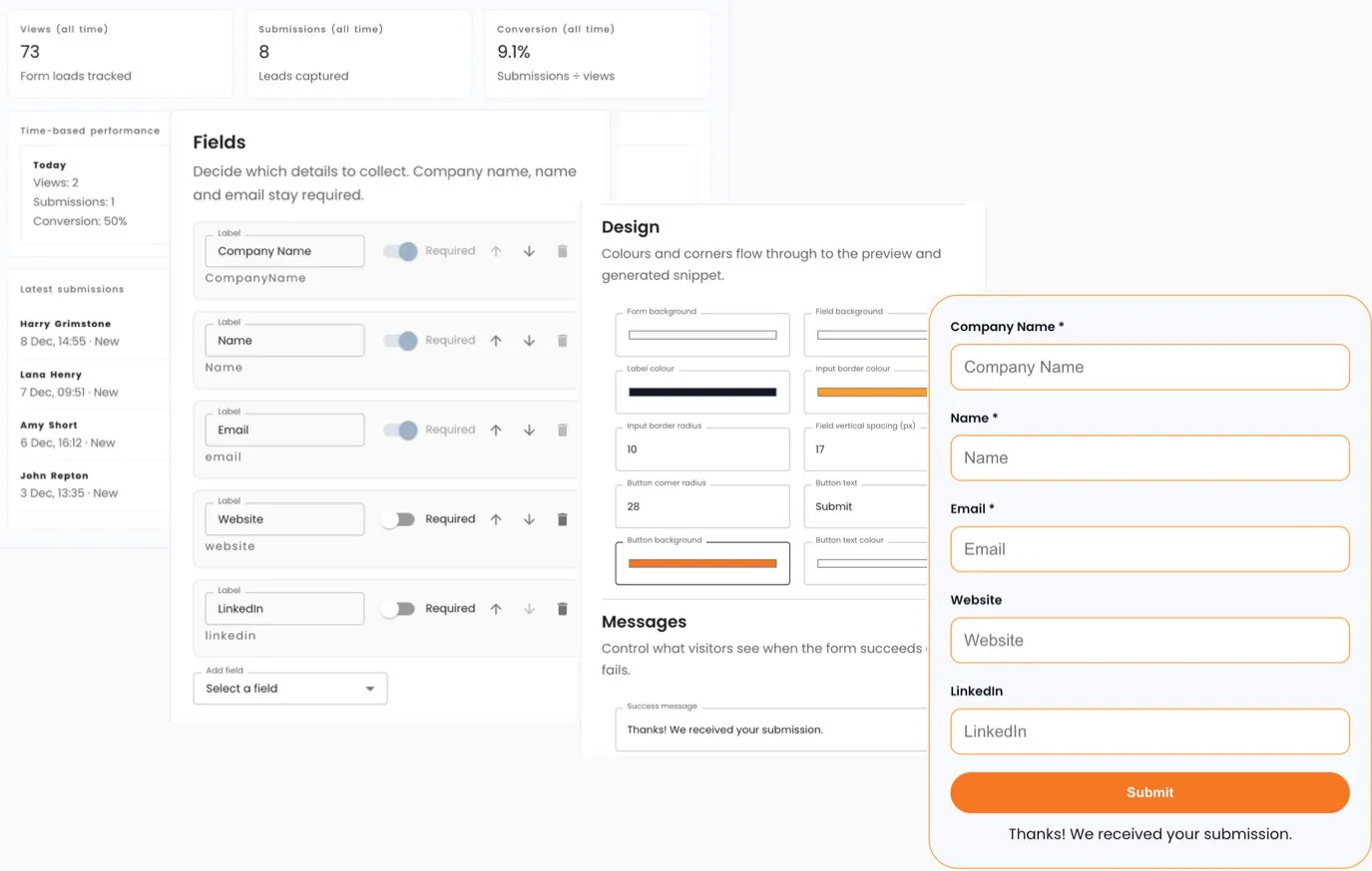 Contact Forms