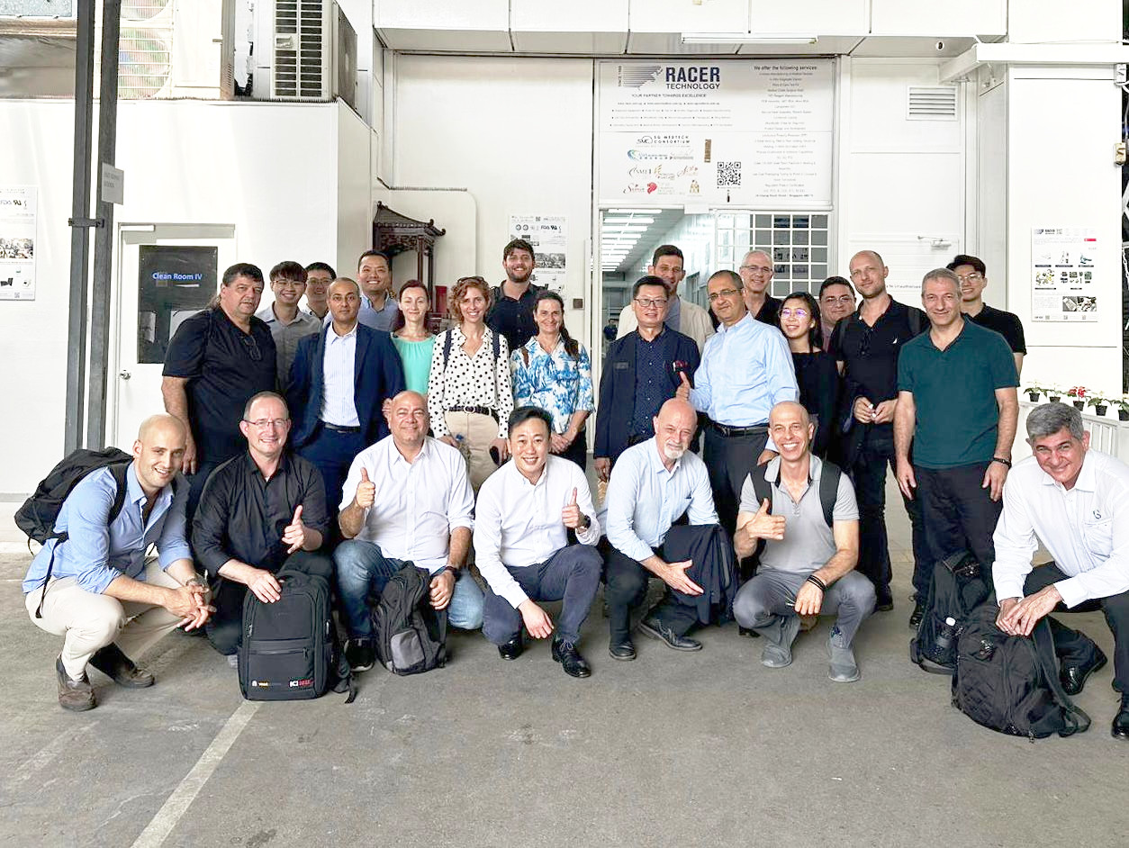 The delegation to Singapore 2023, with the Innovation Authority of Israel logo