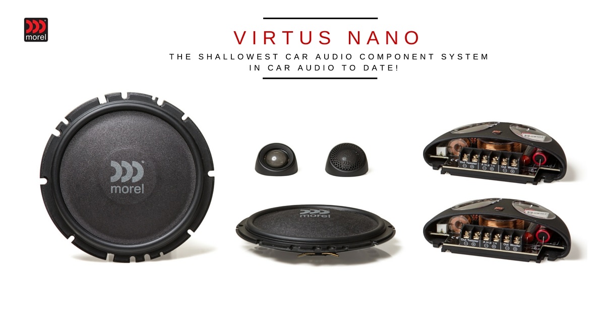 Virtus Nano - the shallowest car audio system to date logo