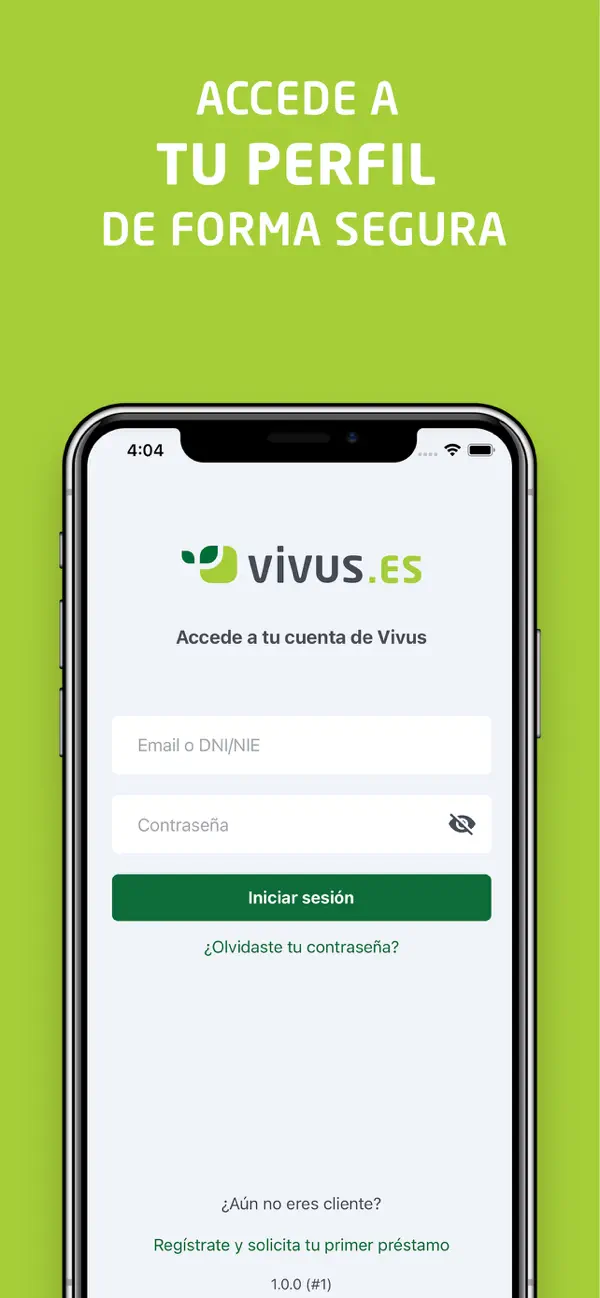 Vivus app shot 1