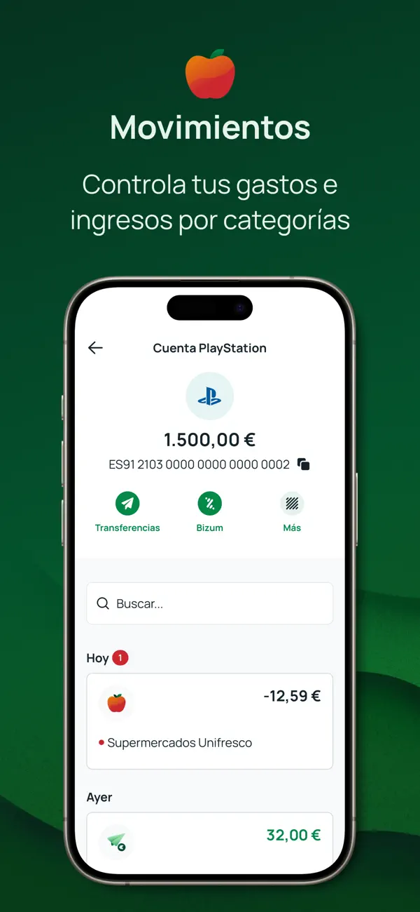 Unicaja Banco app shot 1