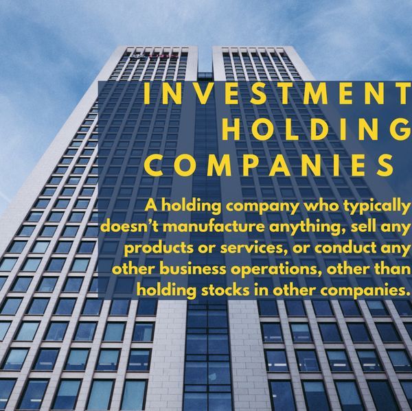 UNDERSTANDING INVESTMENT HOLDING COMPANIES