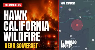 California wildfire reported in El Dorado County