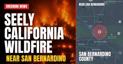 California wildfire reported in San Bernardino County