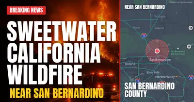 California wildfire reported in San Bernardino County