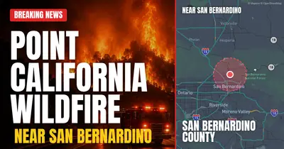California wildfire reported in San Bernardino County
