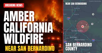 California wildfire reported in San Bernardino County
