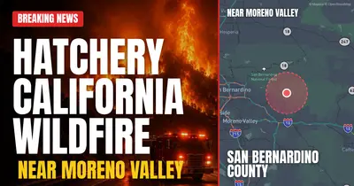 California wildfire reported in San Bernardino County