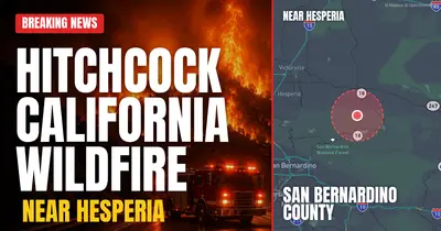 California wildfire reported in San Bernardino County