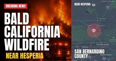 California wildfire reported in San Bernardino County