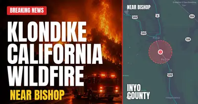 California wildfire reported in Inyo County