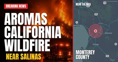 California wildfire reported in Monterey County