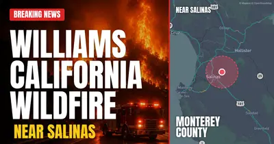 California wildfire reported in Monterey County