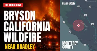 California wildfire reported in Monterey County
