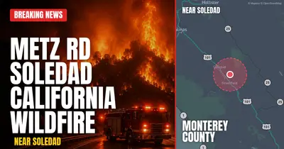 California wildfire reported in Monterey County