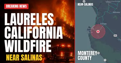California wildfire reported in Monterey County