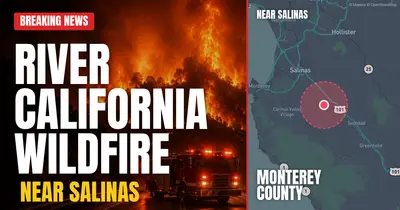California wildfire reported in Monterey County
