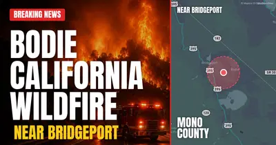 California wildfire reported in Mono County