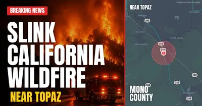 California wildfire reported in Mono County