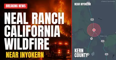 California wildfire reported in Kern County