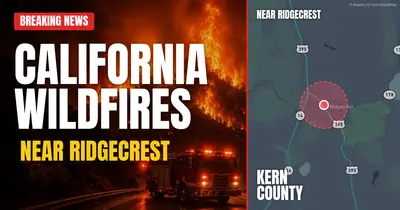 California wildfire reported in Kern County
