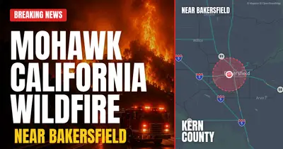 California wildfire reported in Kern County