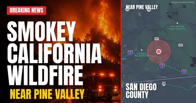 California wildfire reported in San Diego County