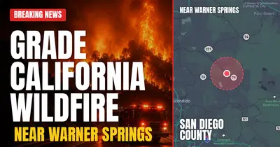 California wildfire reported in San Diego County