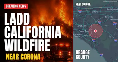 California wildfire reported in Orange County