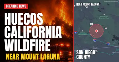 California wildfire reported in San Diego County