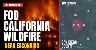 California wildfire reported in San Diego County