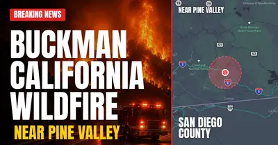 California wildfire reported in San Diego County