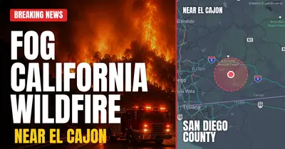 California wildfire reported in San Diego County