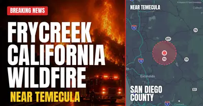 California wildfire reported in San Diego County