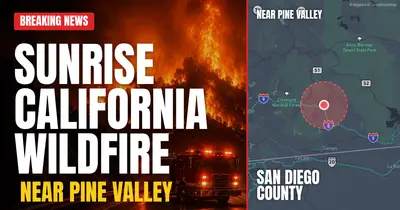 California wildfire reported in San Diego County