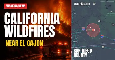 California wildfire reported in San Diego County