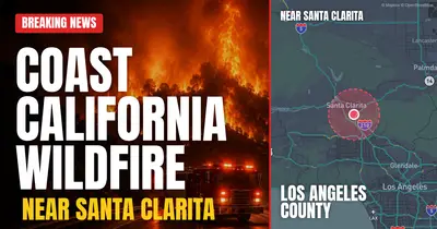 California wildfire reported in Los Angeles County