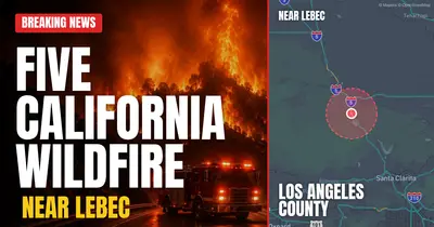 California wildfire reported in Los Angeles County