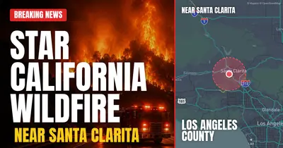 California wildfire reported in Los Angeles County
