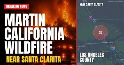California wildfire reported in Los Angeles County